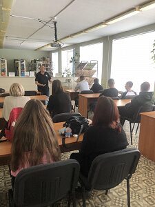 Встреча обучающихся с Налимовым Юрием Ивановичем, членом Региональной общественной организации «Страна без наркотиков»